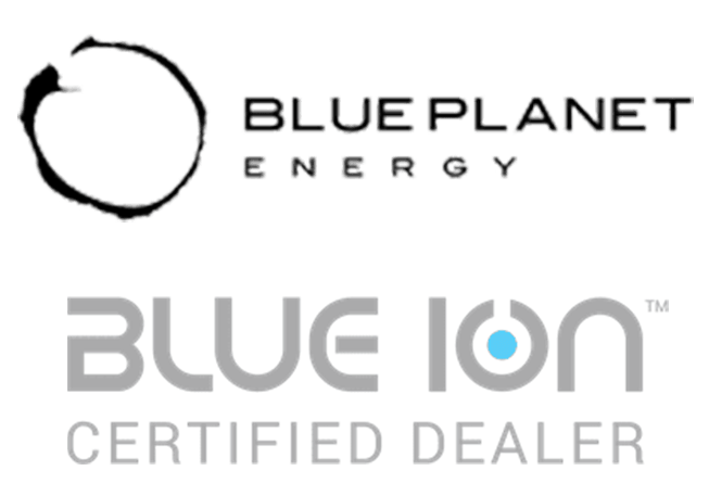 Blue ion logo