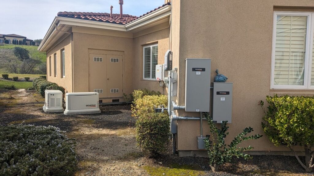 Generac Installation at Residence